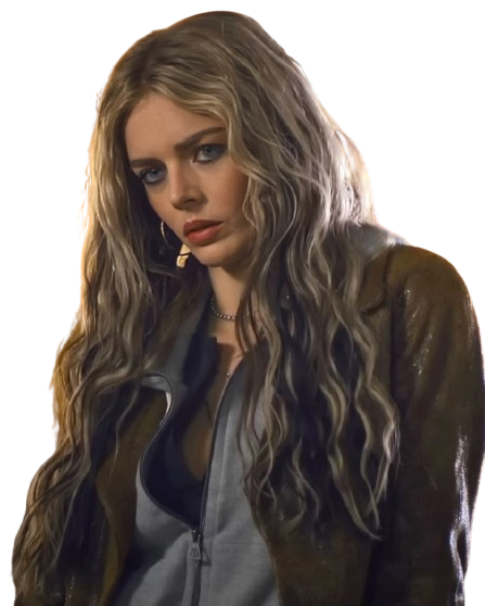 Samara Weaving Eenie Meanie Brown Jacket
