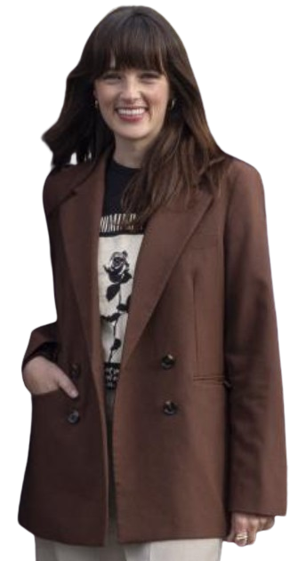 Susana Abaitua She Walks in Darkness Brown Coat