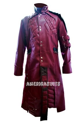 Starlord Guardians of the Galaxy Red Leather Trench Coat guardians-of-galaxy-long-leather-coat