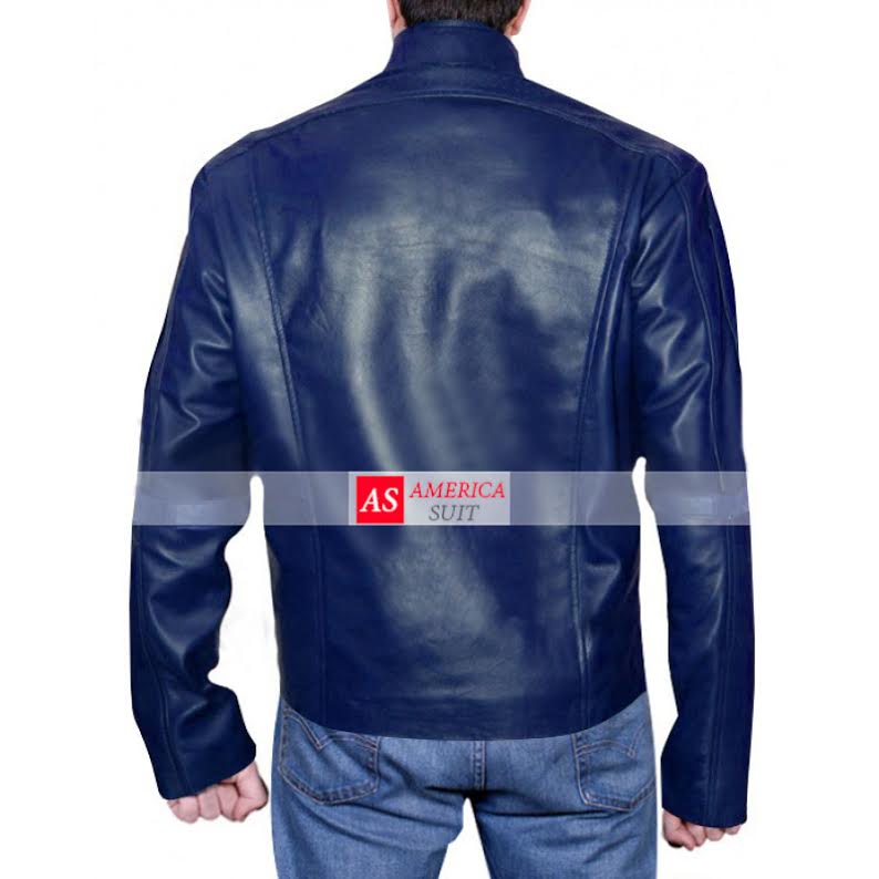 blue leather jacket blue leather jacket