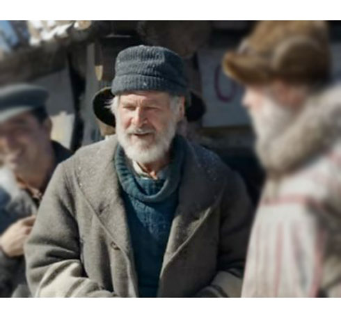 The Call of the Wild John Thornton Wool Coat Harrison-Ford-The-Call-of-the-Wild-John-Thornton-Grey-Coat