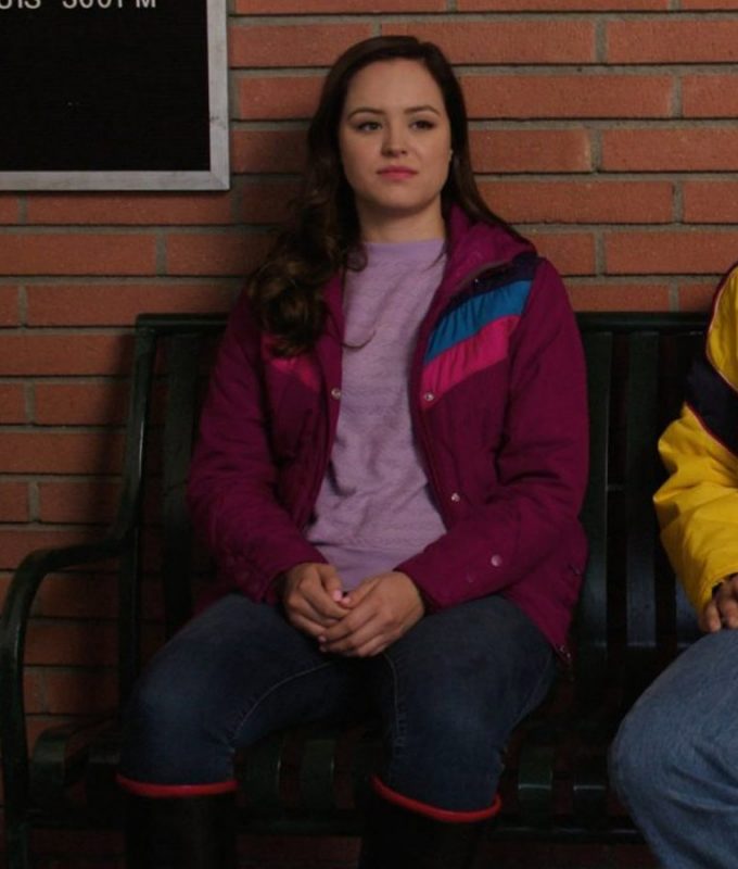 The Goldbergs S07E08 Hayley Orrantia Jacket The-Goldbergs-Season-07-Erica-Goldberg-Jacket