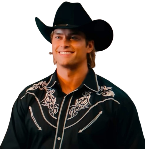 Pierson Fode Black Embroidered Shirt