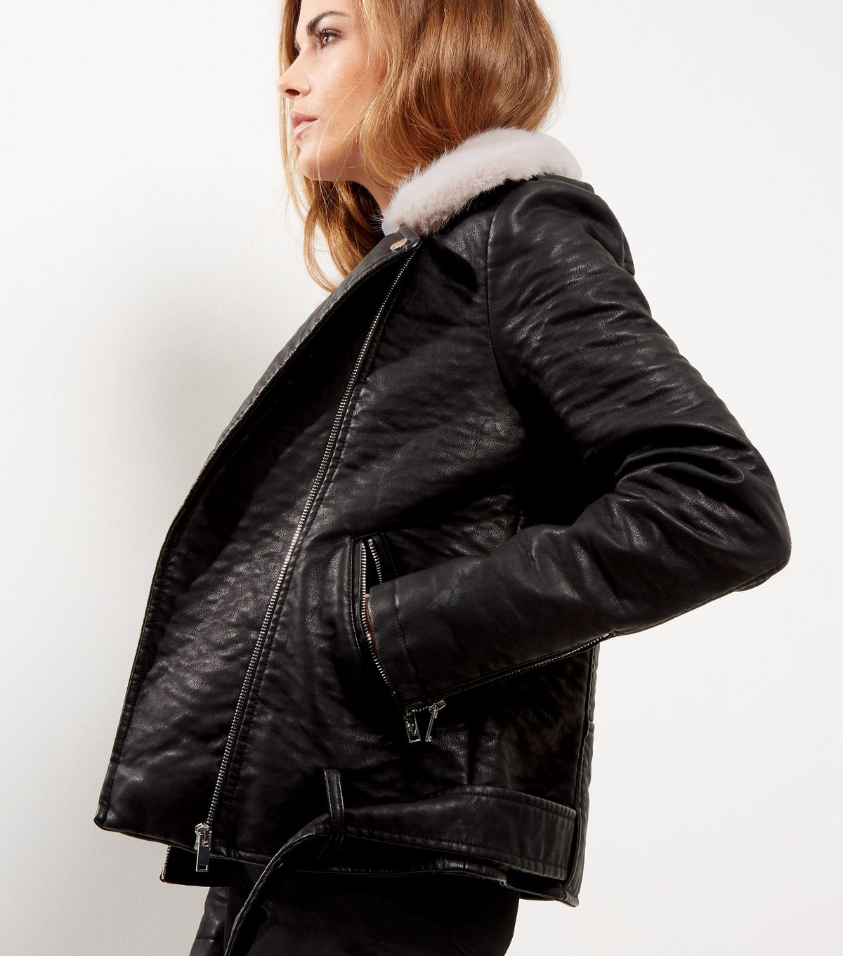 fur lined bomber jacket womens