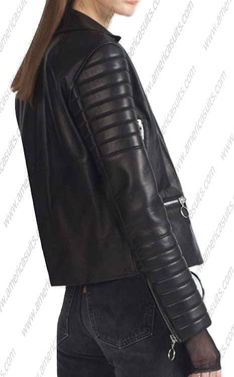 padded biker jacket womens